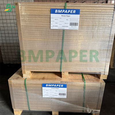 Ketahanan Lipat yang Baik Kertas Kraft Berlapis PE Brown Untuk Kemasan Makanan