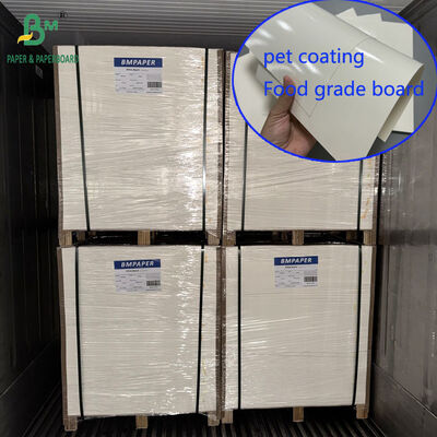 315gsm 320gsm PET Lapisan Papan Foodgrade Untuk Kontainer Makanan 102 x 72cm