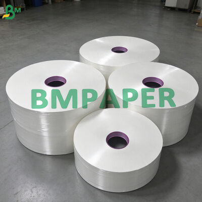 24g 28g Food Grade White Straw Wrapping Base Paper untuk kertas yang dibungkus secara individual Straw, Coffee Stirrer Packaging Sleeve